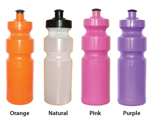 Mini water bottle colours
