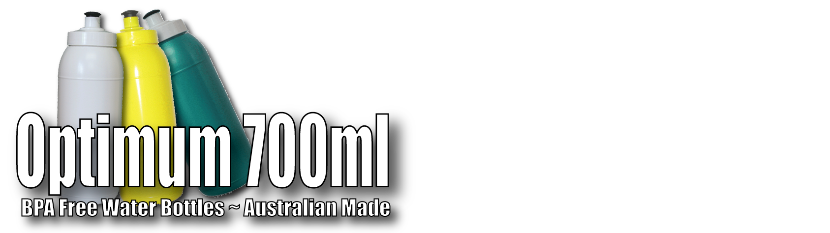 Optimum 700ml BPA Free Water bottles made in Australia