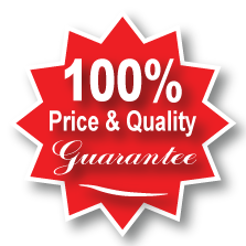 100% Price & Quality Guareneee logo