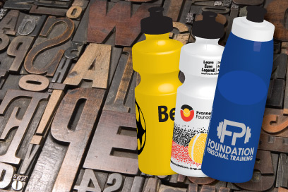 Fonts for sports drink bottles