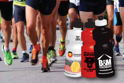 Water bottles for all sports